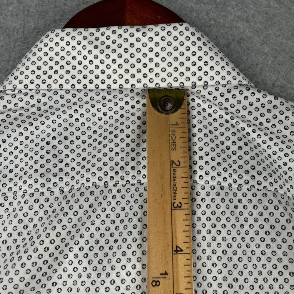 Banana Republic Non Iron Shirt Slim Fit Casual Button Up Long Sleeve Mens Small
